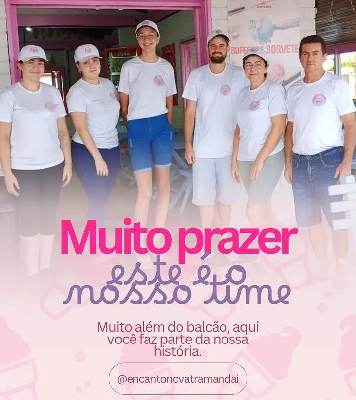 Equipe Encanto Sorveteria e Creperia